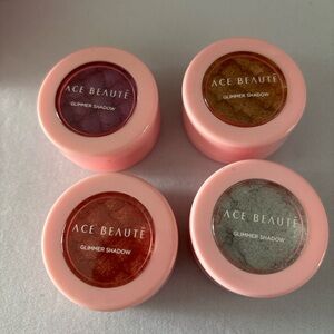 Ace Beaute Glimmer Shadow Set - Plum, Gold, Copper, Silver
